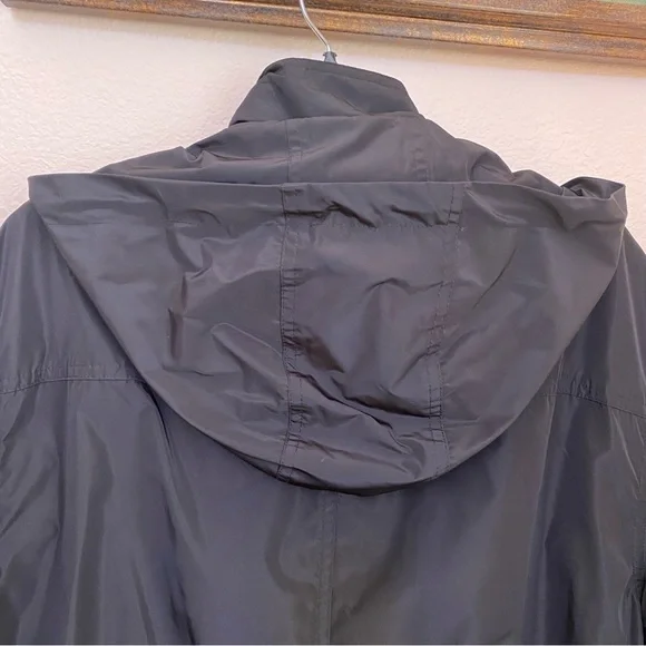 MICHAEL Michael Kors Black Hooded Rain Jacket - Picture 11 of 16